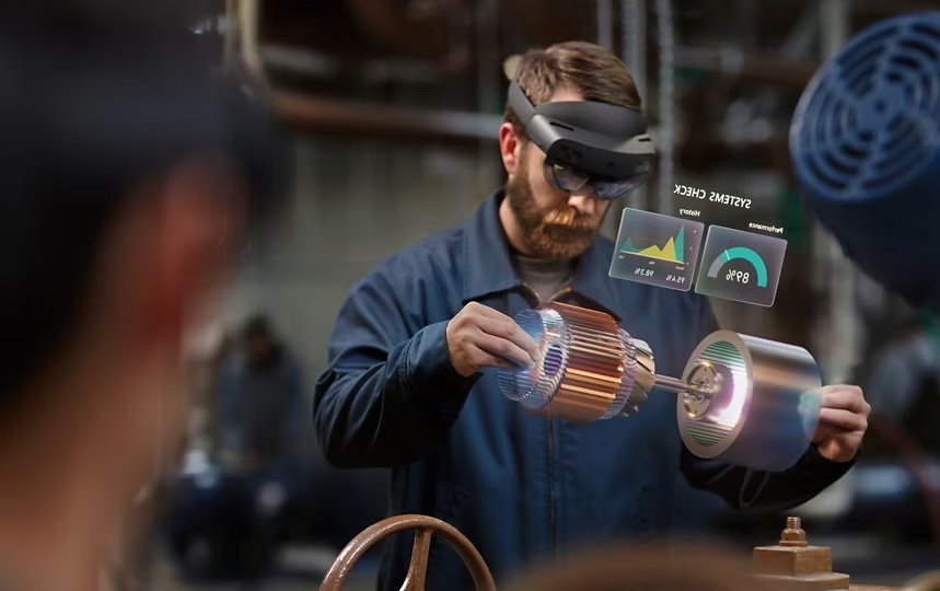 Microsoft HoloLens 2 in action