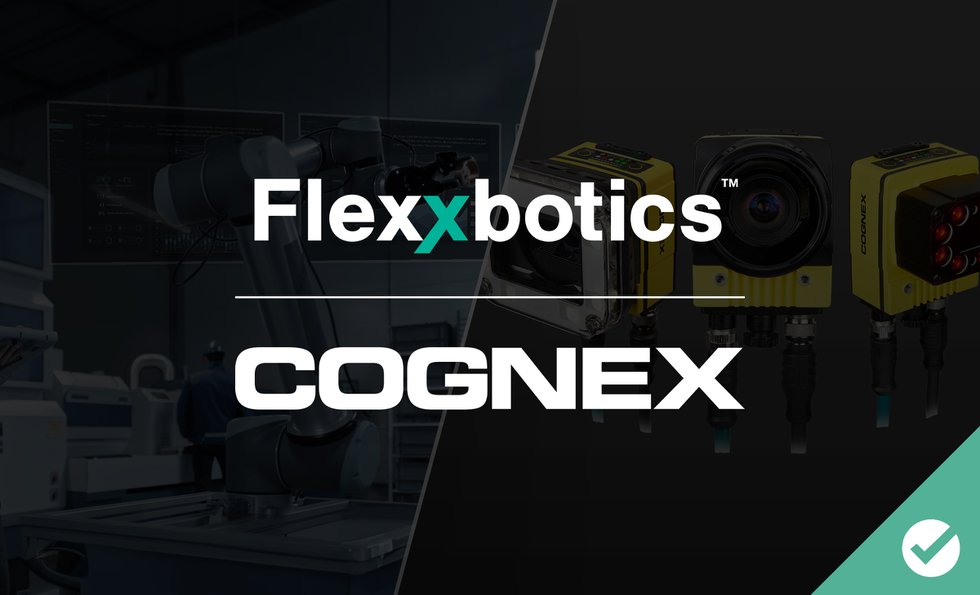 Flexxbotics' robotic machines now compatible with Cognex's vision solutions.