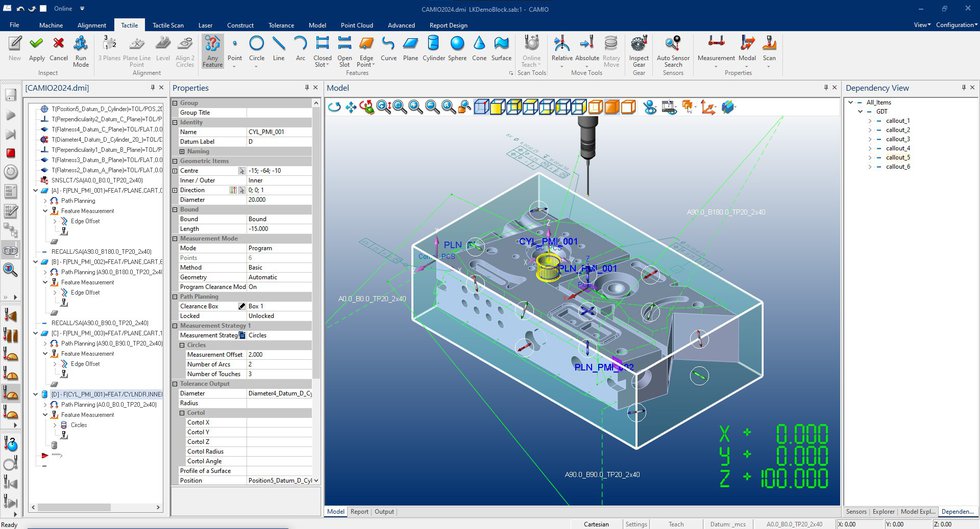 LK Metrology has announced CAMIO 2024, the latest release of its CMM software for measurement, programming, simulation, analysis and reporting.