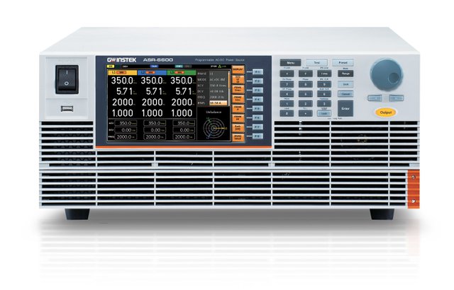 GW Instek ASR-6000 Series High-Performance AC:DC Power Source.