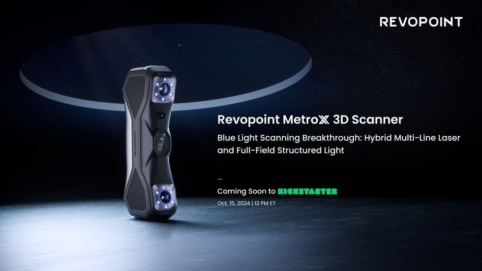 Revopoint MetroX 3D scanner.