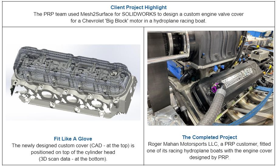 PRP utilises SOLIDWORKS.