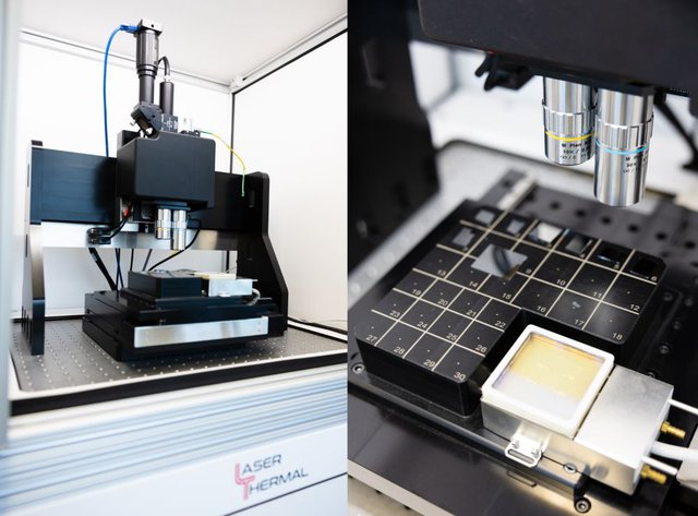 Laser Thermal's Steady State Themoreflectance in Fiber, SSTR-F.